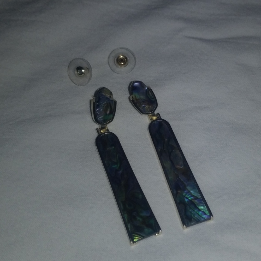 Kendra Scott abalone Carson earrings